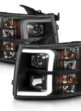 Anzo USA Projector Headlight Set Chevrolet Silverado 1500 2007-2013                                     - 111480 - Image 2