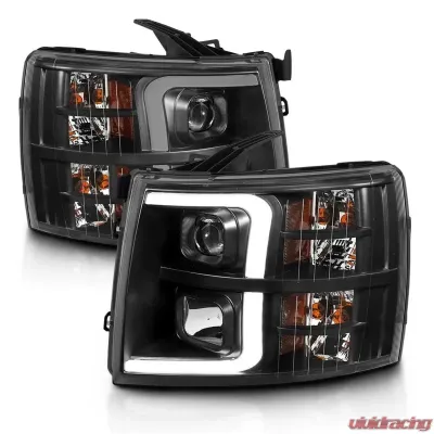 Anzo USA Projector Headlight Set Chevrolet Silverado 1500 2007-2013 - 111480