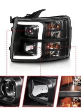 Anzo USA Projector Headlight Set Chevrolet Silverado 1500 2007-2013                                     - 111480 - Image 3