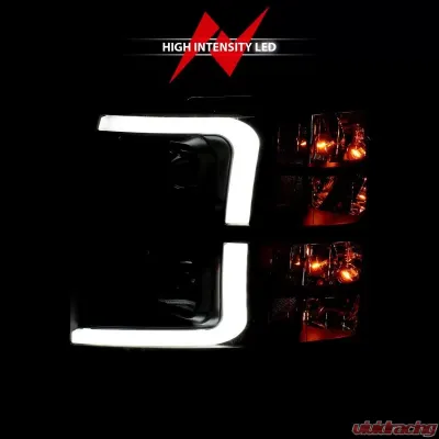 Anzo USA Projector Headlight Set Chevrolet Silverado 1500 2007-2013 - 111480