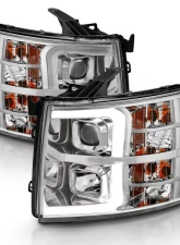 Anzo USA Projector Headlight Set Chevrolet Silverado 1500 2007-2013                                     - 111481 - Image 2