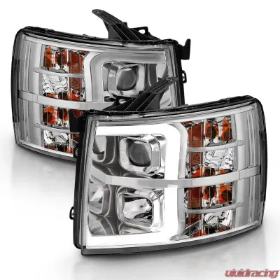 Anzo USA Projector Headlight Set Chevrolet Silverado 1500 2007-2013 - 111481