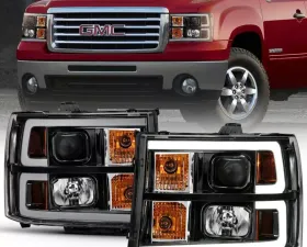 Anzo USA Projector Headlight Set GMC Sierra 2007-2014