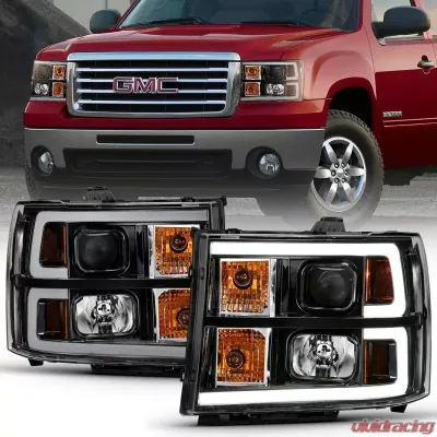 Anzo USA Projector Headlight Set GMC Sierra 2007-2014 - 111482