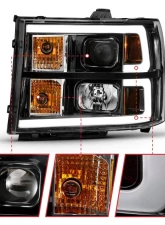 Anzo USA Projector Headlight Set GMC Sierra 2007-2014                                     - 111482 - Image 3