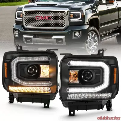 Anzo USA Projector Headlight Set GMC Sierra 2016-2019 - 111485