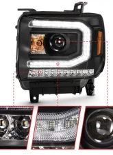 Anzo USA Projector Headlight Set GMC Sierra 2016-2019                                     - 111485 - Image 3