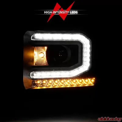 Anzo USA Projector Headlight Set GMC Sierra 2016-2019 - 111485