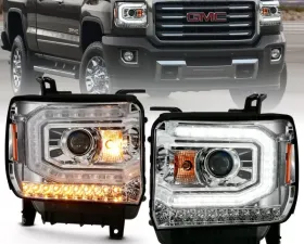 Anzo USA Projector Headlight Set GMC Sierra 2016-2019