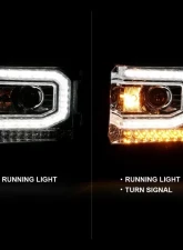 Anzo USA Projector Headlight Set GMC Sierra 2016-2019                                     - 111486 - Image 2