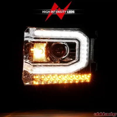 Anzo USA Projector Headlight Set GMC Sierra 2016-2019 - 111486