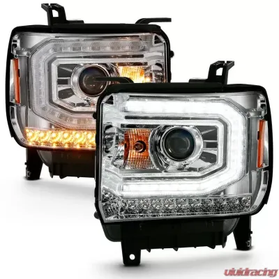 Anzo USA Projector Headlight Set GMC Sierra 2016-2019 - 111486
