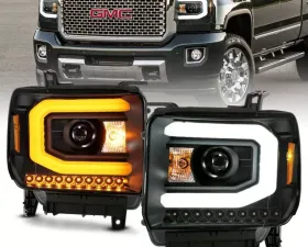 Anzo USA Projector Headlight Set GMC Sierra 2014-2016