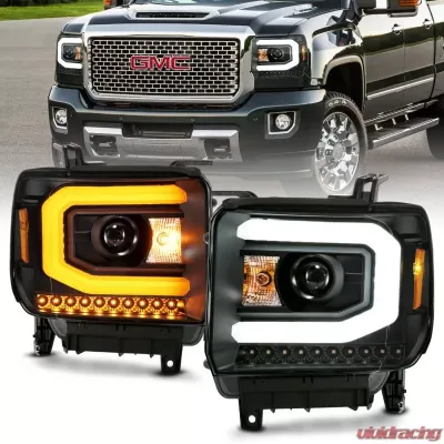 Anzo USA Projector Headlight Set GMC Sierra 2014-2016 - 111487
