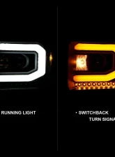 Anzo USA Projector Headlight Set GMC Sierra 2014-2016                                     - 111487 - Image 2