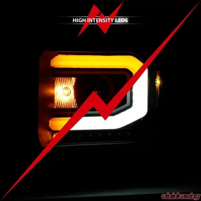 Anzo USA Projector Headlight Set GMC Sierra 2014-2016 - 111487