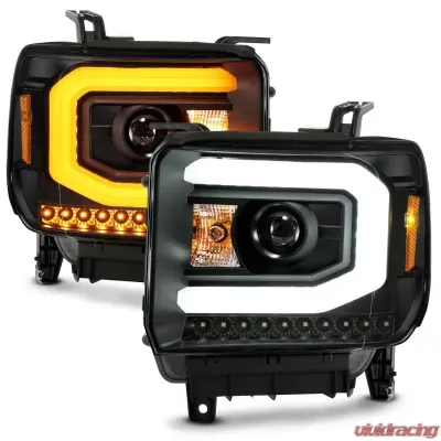 Anzo USA Projector Headlight Set GMC Sierra 2014-2016 - 111487