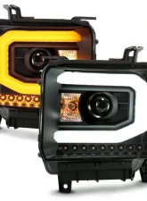 Anzo USA Projector Headlight Set GMC Sierra 2014-2016                                     - 111487 - Image 7