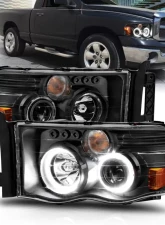 Anzo USA Projector Headlight Set w/Halo Dodge                                     - 111490 - Image 7
