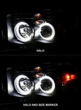 Anzo USA Projector Headlight Set w/Halo Dodge                                     - 111490 - Image 2