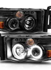Anzo USA Projector Headlight Set w/Halo Dodge                                     - 111490 - Image 7