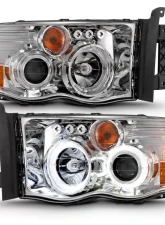 Anzo USA Projector Headlight Set w/Halo Dodge                                     - 111491 - Image 2
