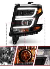 Anzo USA Projector Headlight Set Chevrolet 2015-2020                                     - 111492 - Image 3