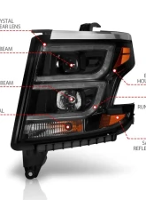 Anzo USA Projector Headlight Set Chevrolet 2015-2020                                     - 111492 - Image 4