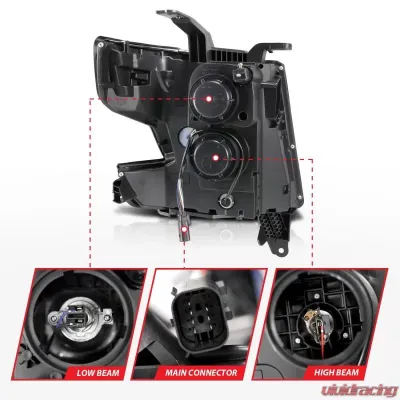 Anzo USA Projector Headlight Set Chevrolet 2015-2020 - 111492