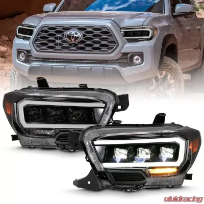 Anzo USA LED Projector Headlight Toyota Tacoma 2016-2018 - 111496