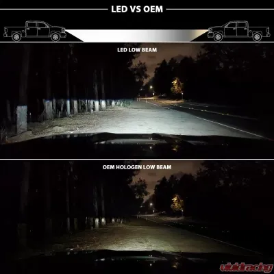 Anzo USA LED Projector Headlight Toyota Tacoma 2016-2018 - 111496