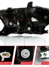 Anzo USA LED Projector Headlight Toyota Tacoma 2016-2018                                     - 111496 - Image 5