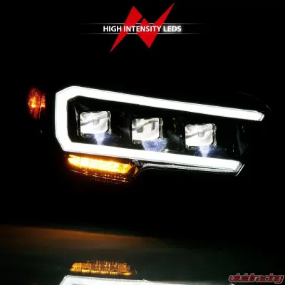 Anzo USA LED Projector Headlight Toyota Tacoma 2016-2018 - 111496