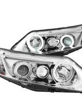 Anzo USA Projector Headlight Set w/Halo Honda Civic 2006-2011                                     - 121061 - Image 3