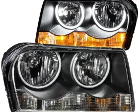 Anzo USA Crystal Headlight Set w/Halo Chrysler 300C 2005-2010