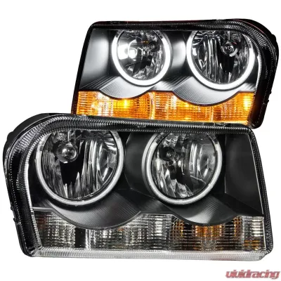 Anzo USA Crystal Headlight Set w/Halo Chrysler 300C 2005-2010 - 121138