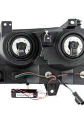 Anzo USA Crystal Headlight Set w/Halo Chrysler 300C 2005-2010                                     - 121138 - Image 2