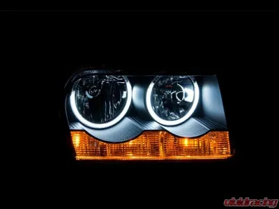 Anzo USA Crystal Headlight Set w/Halo Chrysler 300C 2005-2010 - 121138