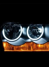 Anzo USA Crystal Headlight Set w/Halo Chrysler 300C 2005-2010                                     - 121138 - Image 3