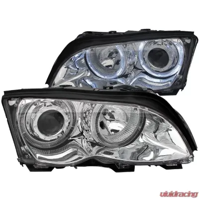 Anzo USA Projector Headlight Set w/Halo BMW 2002-2005 - 121212
