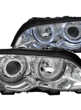 Anzo USA Projector Headlight Set w/Halo BMW 2002-2005                                     - 121212 - Image 2