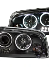 Anzo USA Projector Headlight Set w/Halo Dodge Charger 2006-2010                                     - 121218 - Image 3