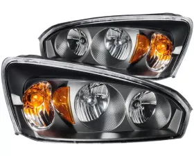 Anzo USA Crystal Headlight Set Chevrolet Malibu 2004-2007