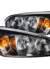 Anzo USA Crystal Headlight Set Chevrolet Malibu 2004-2007                                     - 121221 - Image 2
