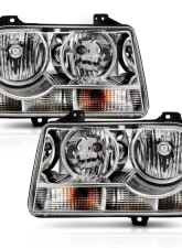 Anzo USA Crystal Headlight Set Chrysler 300 2005-2010                                     - 121529 - Image 2