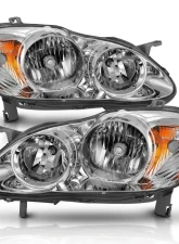 Anzo USA Crystal Headlight Set Toyota Corolla 2005-2008                                     - 121540 - Image 2