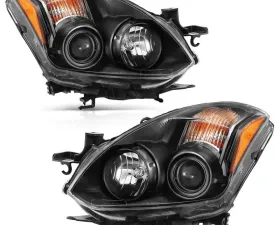 Anzo USA Projector Headlight Set Nissan Altima 2010-2013