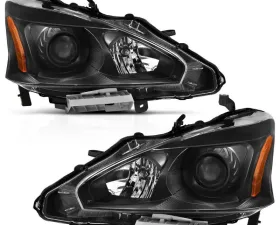 Anzo USA Projector Headlight Set Nissan Altima 2013-2015