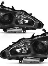 Anzo USA Projector Headlight Set Nissan Altima 2013-2015                                     - 121549 - Image 2