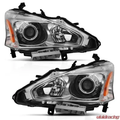 Anzo USA Projector Headlight Set Nissan Altima 2013-2015 - 121550